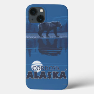 iPhone 13 Coque Ours dans le clair de lune - Cordova, Alaska