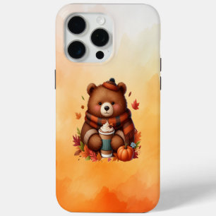 Coque iPhone 15 Pro Max Ours d'automne rustique/vintage