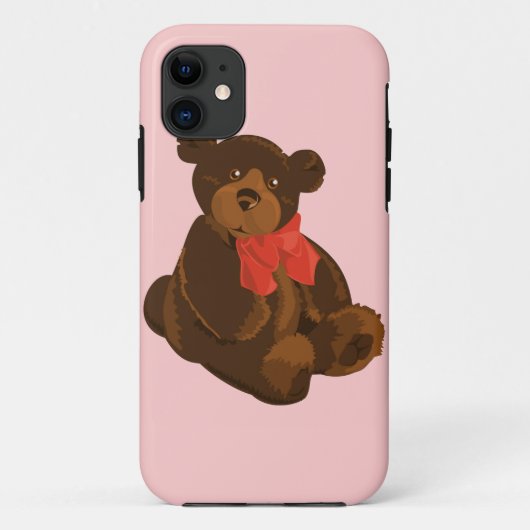 Coques Case-Mate iPhone Ours de caricature mignon (Dos)