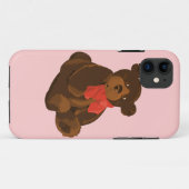 Coques Case-Mate iPhone Ours de caricature mignon (Dos (Horizontal))
