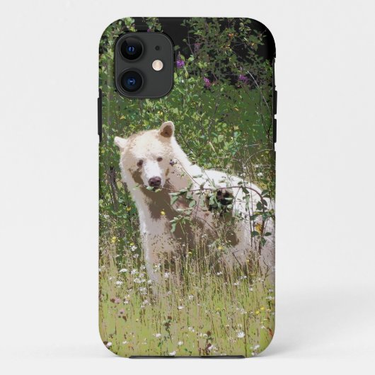 Coques Case-Mate iPhone Ours de Kermode, faune, Ours rare (Dos)