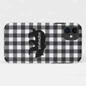 Coques Case-Mate iPhone Ours de mamma blanche blanche noire de la ferme ru (Dos (Horizontal))