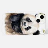 Coques Case-Mate iPhone Ours de panda aquarelle (Verso (horizontal))