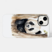 Coques Case-Mate iPhone Ours de panda aquarelle (Verso (horizontal))