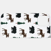 Coques Case-Mate iPhone Ours des bois Oie Motif Arbre rustique Nature (Verso (horizontal))