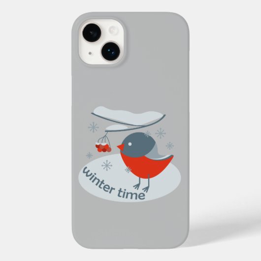 Coques Case-Mate iPhone Ours d'hiver et baies de raies rouges (Verso)
