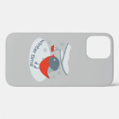 Coques Case-Mate iPhone Ours d'hiver et baies de raies rouges (Verso (horizontal))