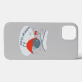 Coques Case-Mate iPhone Ours d'hiver et baies de raies rouges (Verso (horizontal))