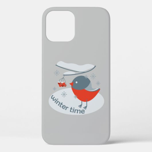 Coques Case-Mate iPhone Ours d'hiver et baies de raies rouges (Verso)