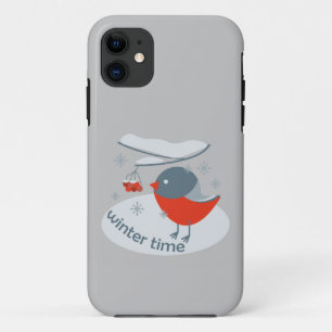 Case-Mate iPhone Case Ours d'hiver et baies de raies rouges