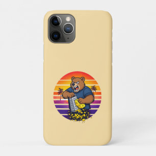 Case-Mate iPhone Case Ours en colère avec un chapeau râpe à fromage et d