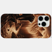 Coques Case-Mate iPhone Ours en cuir artificiel par rivière (Verso (horizontal))
