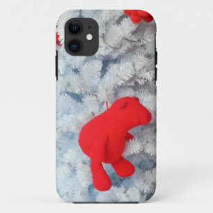 Etui iPhone Case-Mate Ours en peluche rouge dans l'arbre de Noël
