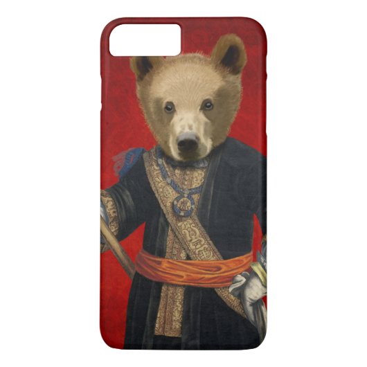 Coques Case-Mate iPhone Ours en Robes Bleues 3 (Dos)
