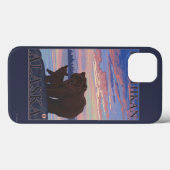 Coques Case-Mate iPhone Ours et couteaux - Ketchikan, Alaska (Verso (horizontal))