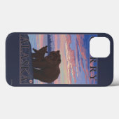 Coques Case-Mate iPhone Ours et cub - Curry, Alaska (Verso (horizontal))
