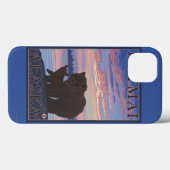 Coques Case-Mate iPhone Ours et cub - Katmai, Alaska (Verso (horizontal))