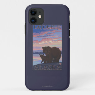 Coques Pour iPhone Ours et cub - Latouche, Alaska
