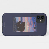 Coques Case-Mate iPhone Ours et CUB - Seward, Alaska (Dos (Horizontal))