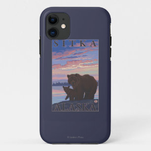 Coques Pour iPhone Ours et CUB - Sitka, Alaska