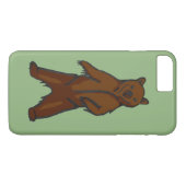 Coques Case-Mate iPhone Ours griset Brown de bois (Dos (Horizontal))