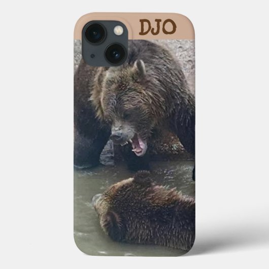Coques Case-Mate iPhone Ours grizzli en colère (Verso)