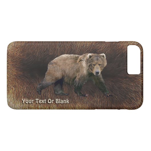 Coques Case-Mate iPhone Ours Kodiak Sur Fourrure De Caribou (Dos (Horizontal))