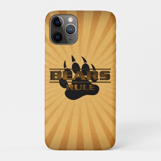 Coques Case-Mate iPhone Ours magnifiques et très cool règnent sur la patte (Dos)