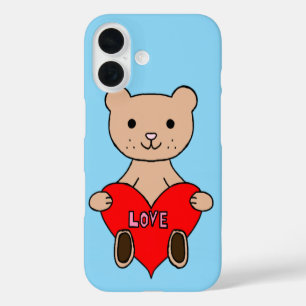 Coques iPhone 16 Ours mignon
