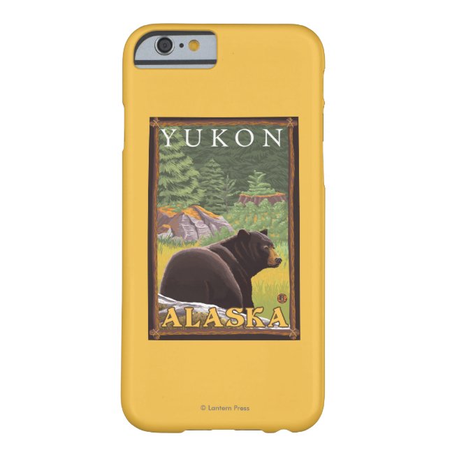 Coques Case-Mate iPhone Ours noir dans la forêt - le Yukon, Alaska (Dos)