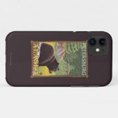 Coques Case-Mate iPhone Ours noir dans la forêt - Pétersbourg, Alaska (Dos (Horizontal))