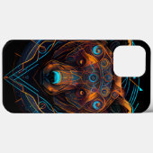 Coques Case-Mate iPhone Ours noir futuriste (Verso (horizontal))