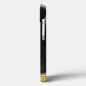 Coques Case-Mate iPhone Ours noir sur une vieille bille de croissance dans (Verso / Gauche)