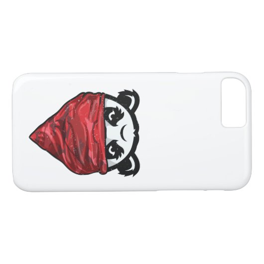 Coques Case-Mate iPhone Ours panda de bandit de panda utilisant une (Dos (Horizontal))