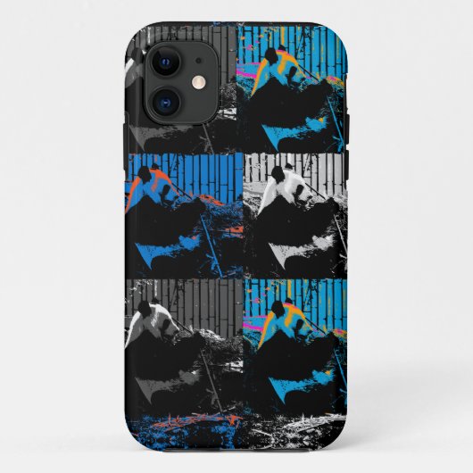 Coques Case-Mate iPhone Ours Panda Multi-panneaux Design d'Art Moderne (Dos)