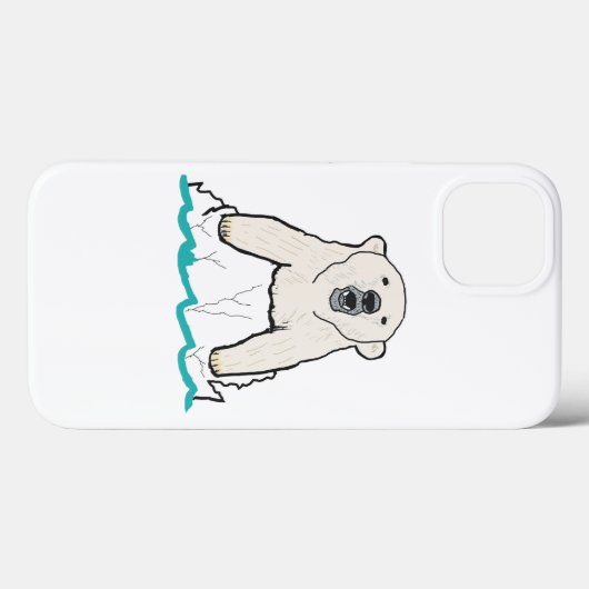 Coques Case-Mate iPhone Ours polaire (Verso (horizontal))