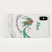 Coques Case-Mate iPhone Ours polaire en caricature mignonne avec cadeaux d (Dos (Horizontal))