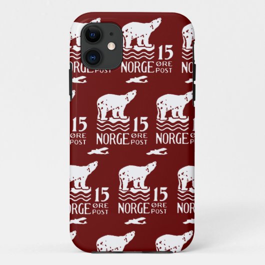 Coques Case-Mate iPhone Ours polaire norvégien 1925 (Dos)
