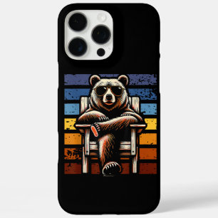 Coques iPhone 16 Pro Max Ours Rétro Cool en Lunettes de Soleil 70s 80s 90s