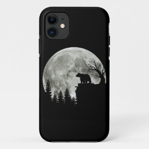 Case-Mate iPhone Case Ours Stand Sur Montagne Éffrayante Lune D'Hallowee