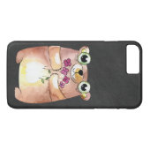 Coques Case-Mate iPhone ours sur tableau noir (Dos (Horizontal))