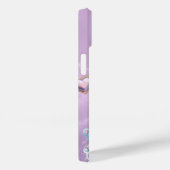 Coques Case-Mate iPhone Ourson Mignon Pastel Violet Esthétique (Verso / Droite)