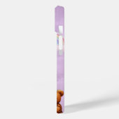 Coques Case-Mate iPhone Ourson Mignon Pastel Violet Esthétique (Verso / Gauche)