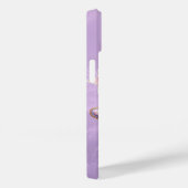 Coques Case-Mate iPhone Ourson Mignon Pastel Violet Esthétique (Verso / Droite)