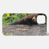 Coques Case-Mate iPhone Ourson noir au printemps (Verso (horizontal))