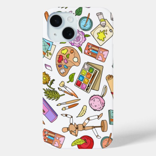 Coques Case-Mate iPhone Outils de peinture Impressions (Verso)