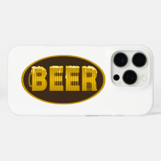 Coques iPhone 16 Pro Oval de la Mug de bière