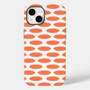 Coques Pour iPhone Oval moderne de corail à Emporiomoffa