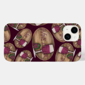 Coques Case-Mate iPhone Ovale du bois (Verso (horizontal))