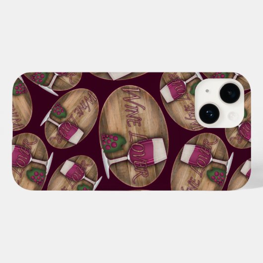 Coques Case-Mate iPhone Ovale du bois (Verso (horizontal))